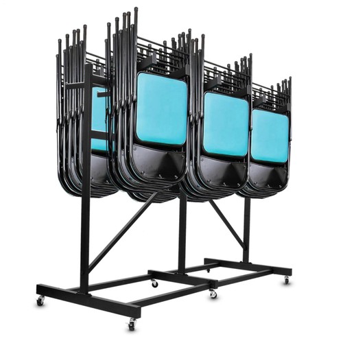 Folding chair rack - cart, for